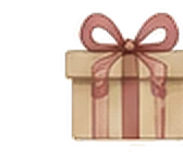 A wrapped gift box tied with a ribbon